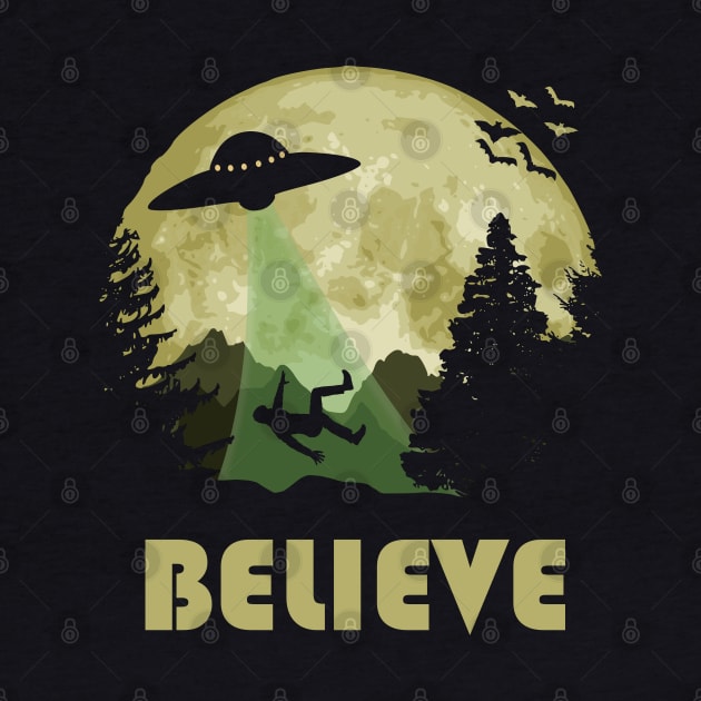 Believe Alien Abduction by Nerd_art